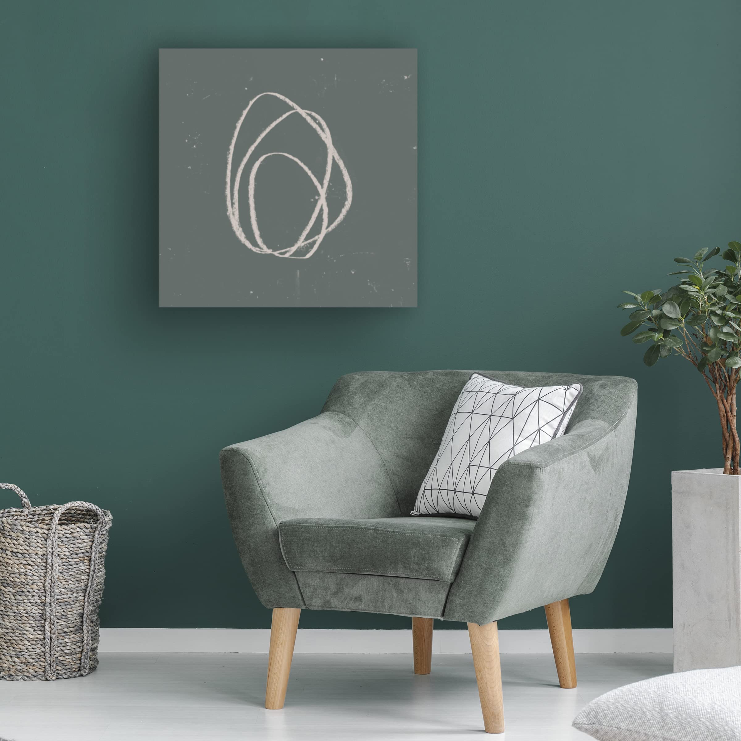 Jacob Green 'Rock Clutch II' Canvas Wall Art Print - Modern Home Decor for Living Room, Bedroom & Office | Trademark Fine Art Collection