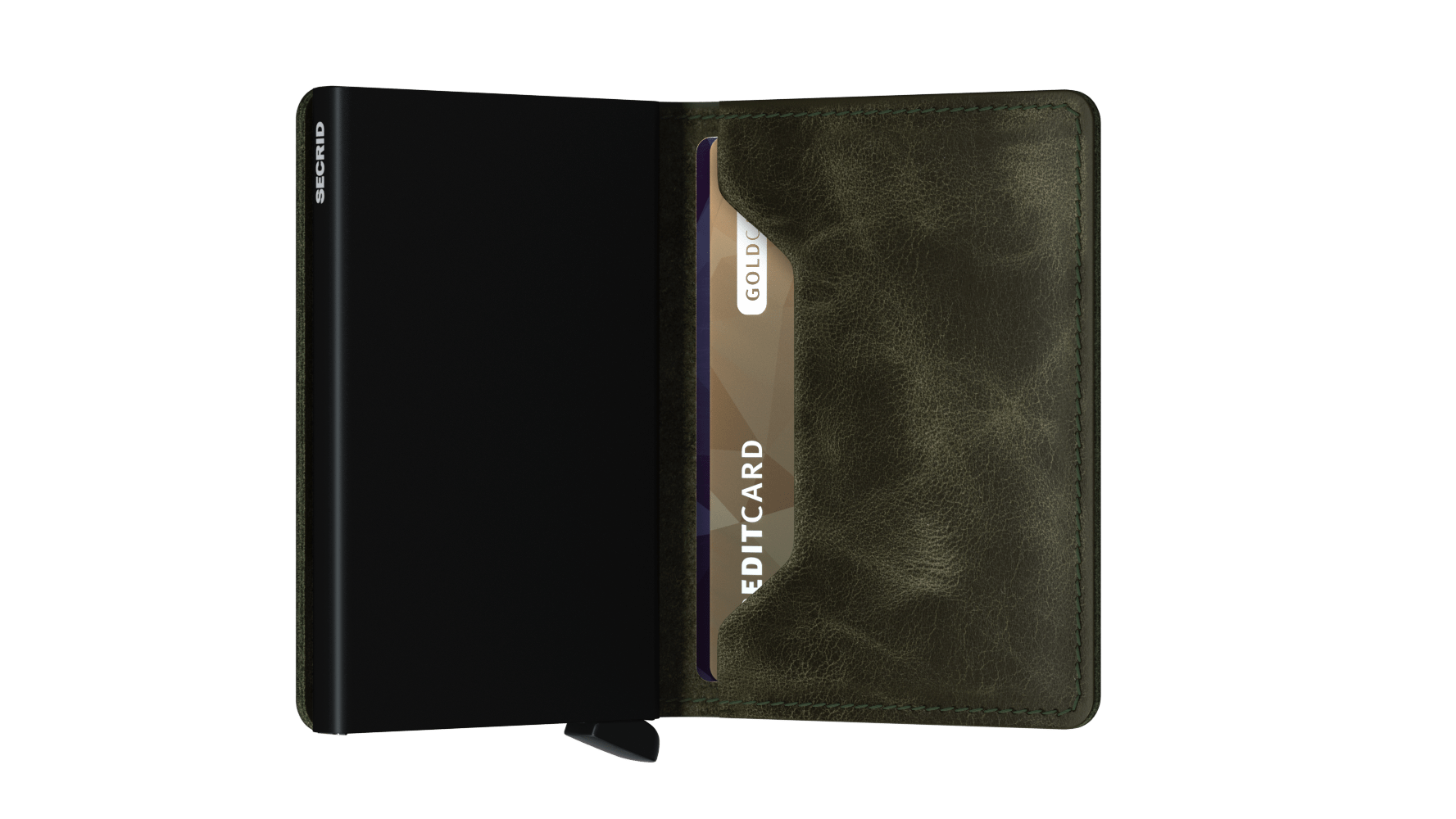 SECRID Slimwallet Vintage - RFID Blocking Leather Wallet for Men & Women | Compact & Stylish Card Holder for Everyday Use, Travel & Business