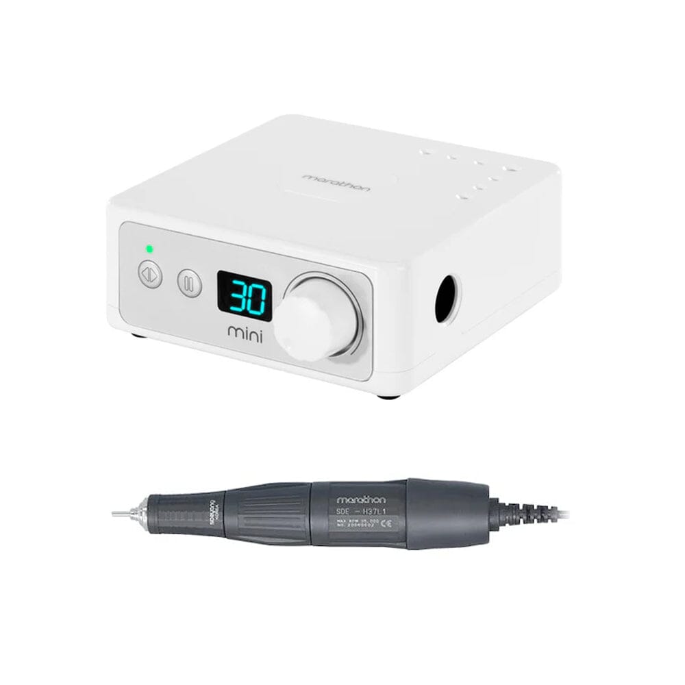 Saeyang Marathon K35 Mini + H37L1 Professional Nail Drill Machine - 35,000 RPM High Speed Electric Nail File for Salon & Home Manicure - Perfect for Nail Art, Acrylics & Gel Extensions