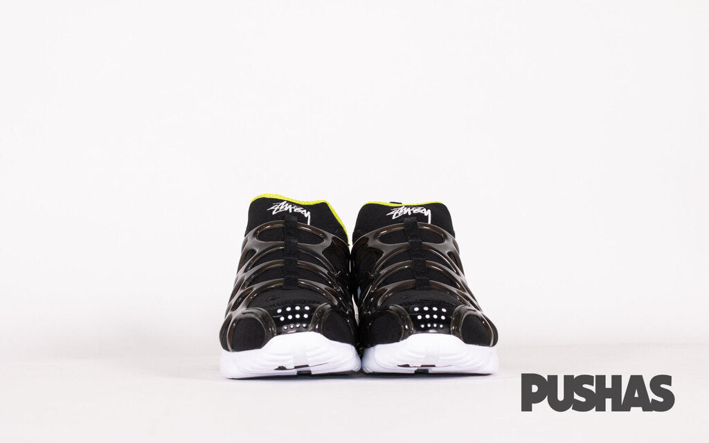 Stussy x Nike Air Zoom Spiridon 2 'Kukini' Black Sneakers - Retro Running Shoes for Men & Women - Perfect for Casual Wear, Street Style & Gym Workouts