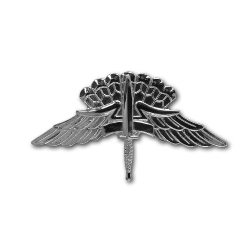 US Army Freefall Jump Wings Halo Badge - Regulation Size Military Insignia with Mirror Finish | Perfect for Uniforms, Collectibles & Airborne Memorabilia