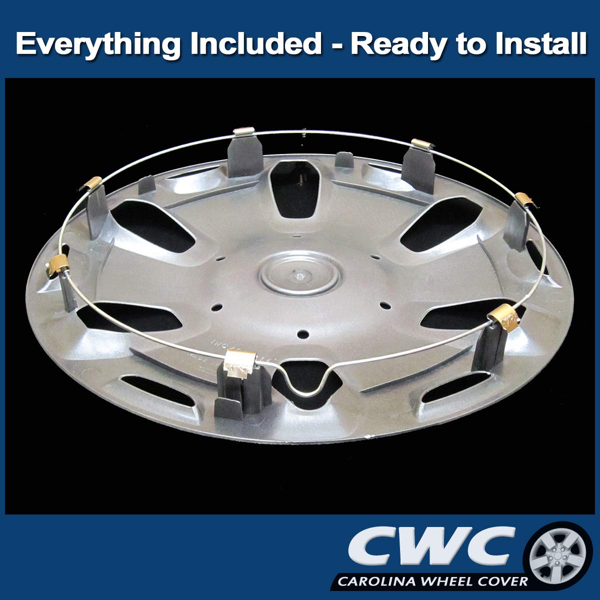 Premium Replica Hubcap for Ford Transit Connect 2010-2013 | 15-Inch Replacement Wheel Cover (1-Piece) | Durable ABS Plastic | Perfect for Damaged or Missing Wheel Covers | Enhances Vehicle Appearance