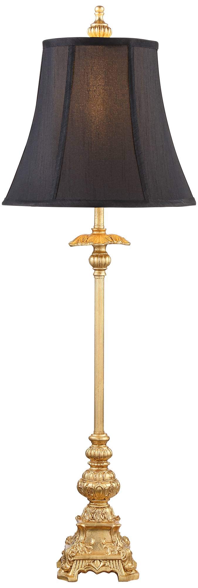 Regency Hill Juliette Traditional French Country Buffet Table Lamps - 36.5