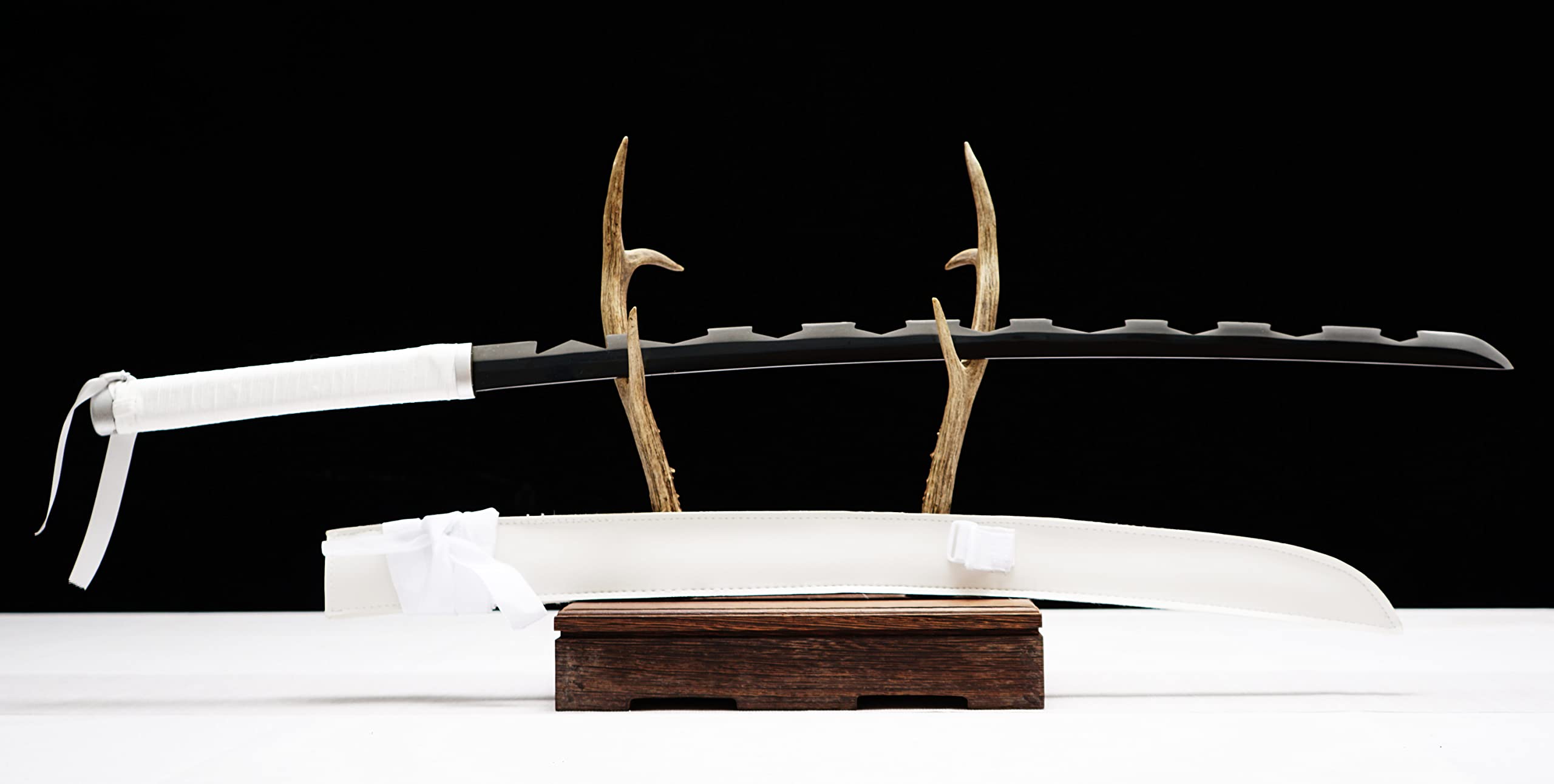 Demon Slayer Sword - Kimetsu no Yaiba Anime Replica (Tanjirou Kamado & Shinobu Kochou) - High-Quality Carbon Steel Cosplay Weapon for Collectors & Anime Fans | Perfect for Cosplay, Display & Themed Events