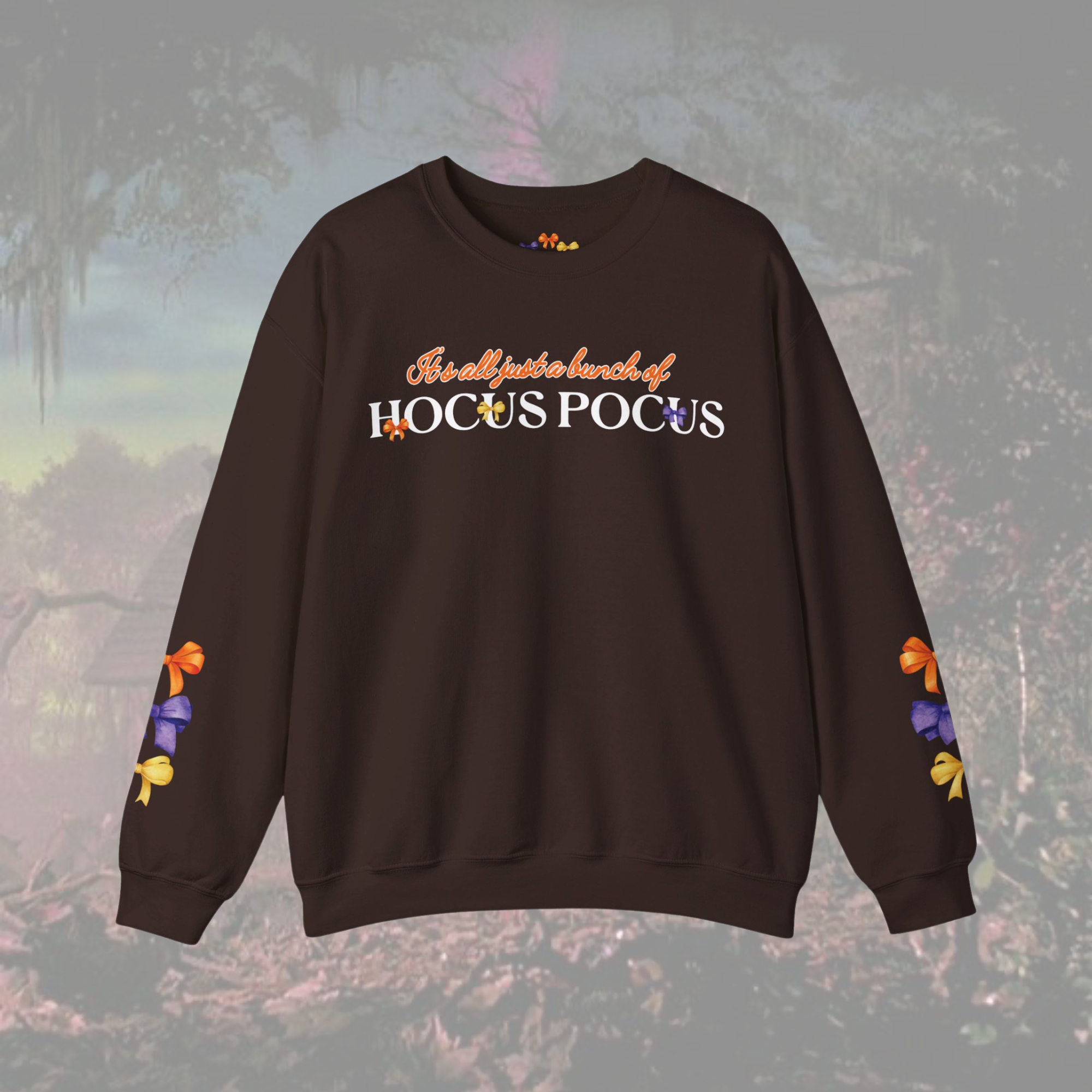 Hocus Pocus Halloween Sweatshirt | Women's & Men's Crewneck Pullover | Cozy Fall & Winter Fashion | Perfect for Halloween Parties & Casual Wear