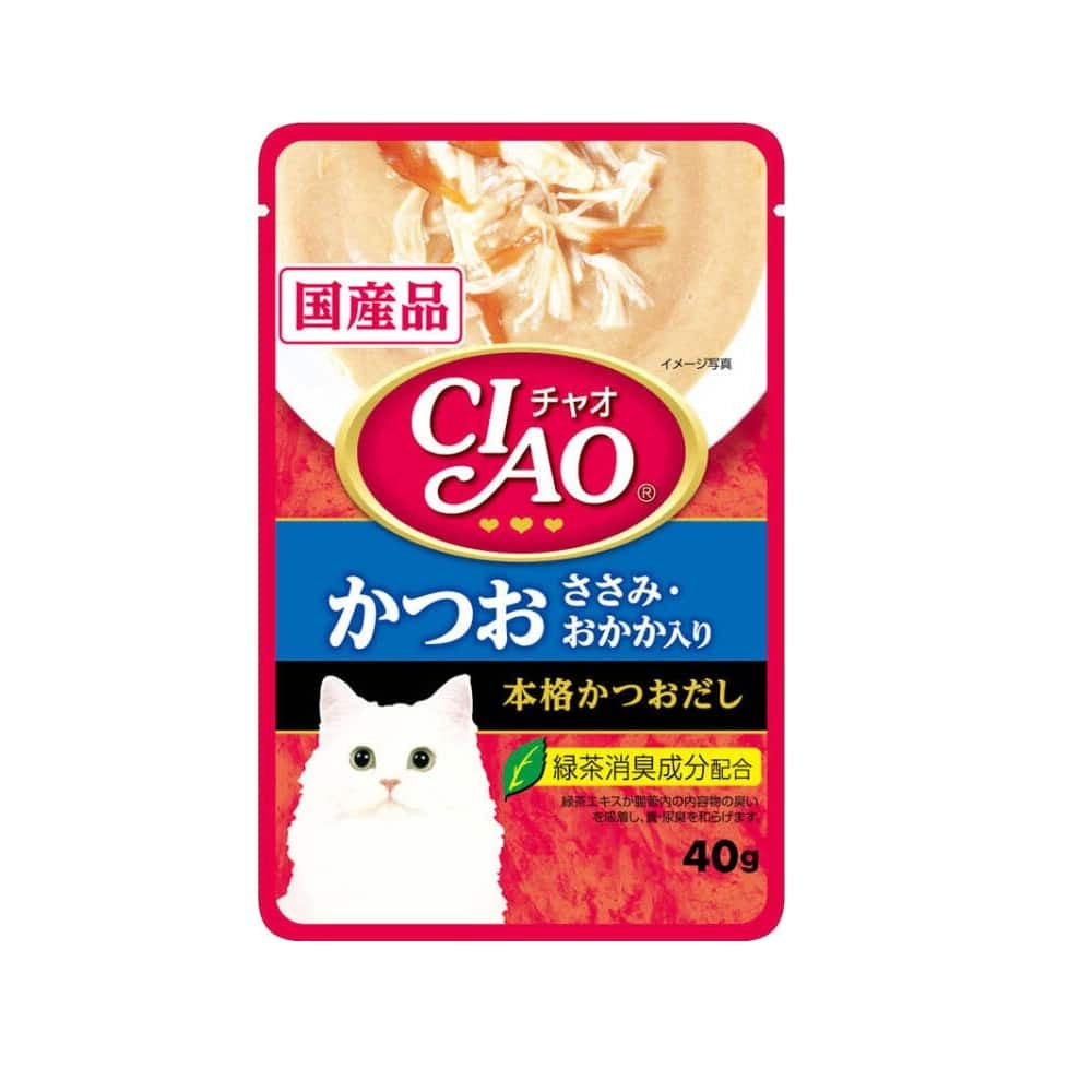 Premium Ciao Churu Flavored Wet Cat Food Pouch - 40g Tuna & Chicken Variety Pack - Grain-Free Soft Treats for Cats & Kittens - Perfect for Training, Bonding & Hydration