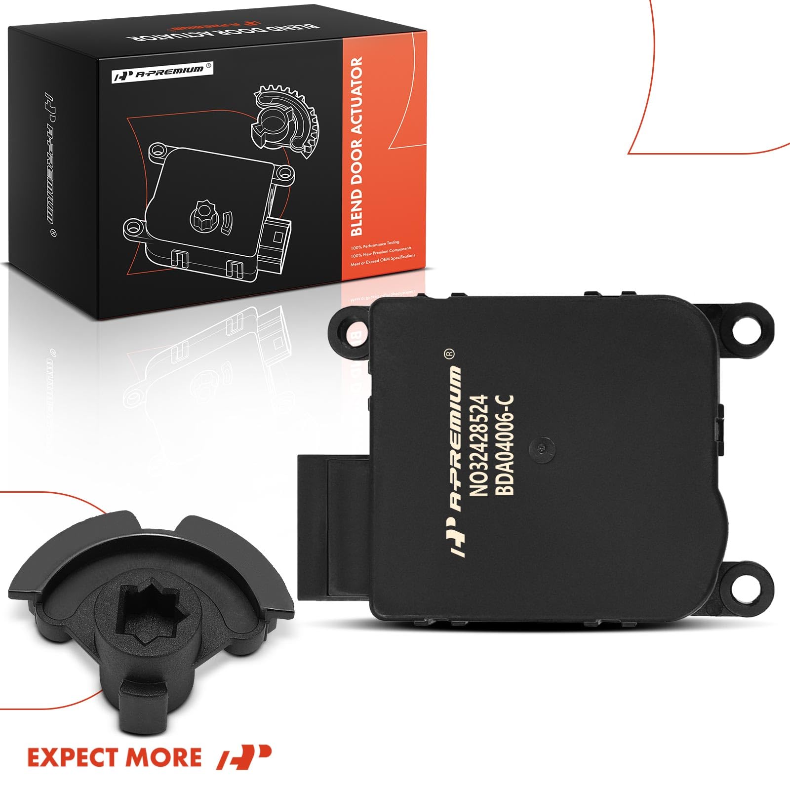Premium Heater Blend Door Actuator Gear Kit - Compatible with Jeep Grand Cherokee 2005-2010 & Commander 2006-2010 - HVAC Blend Control Replacement Part #186568916956 - Fixes Temperature Control Issues for Year-Round Comfort