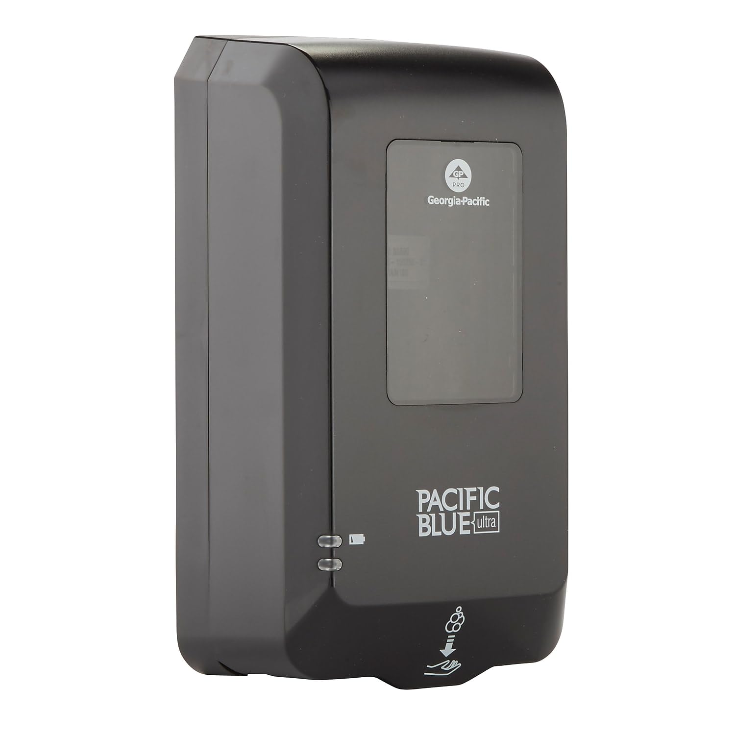 Georgia-Pacific Pacific Blue Ultra Automated Soap Dispenser - Touchless Wall Mount Black | Easy Installation & Maintenance | Battery Included | Ideal for Restrooms, Kitchens & Public Spaces