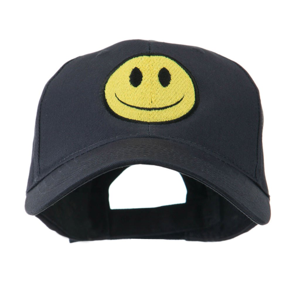 Smile Face Embroidered Baseball Cap - Funny Embroidered Hats for Men & Women - Perfect for Outdoor Activities, Sports & Casual Wear | e4Hats.com