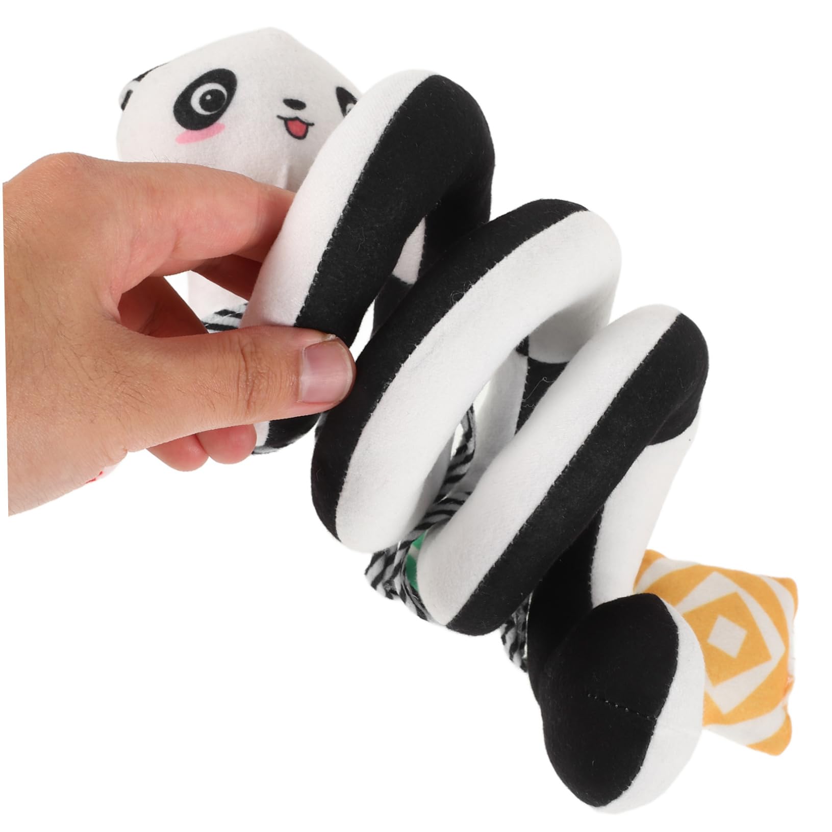 Gogogmee Baby Crib Wrap Toys & Car Seat Hanging Rattles - Soft Plush Infant Developmental Toys for Newborns (Nursery, Stroller & Travel Use)