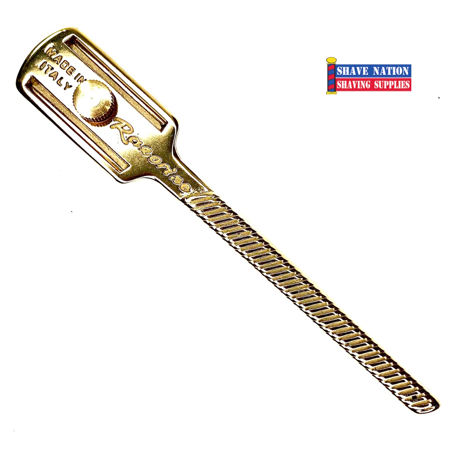Professional Razorine Shavette Straight Edge Razor - Barber Quality Stainless Steel Shaving Knife for Men's Wet Shaving & Beard Grooming - Perfect for Home Use, Barbershops & Travel Shaving Kit