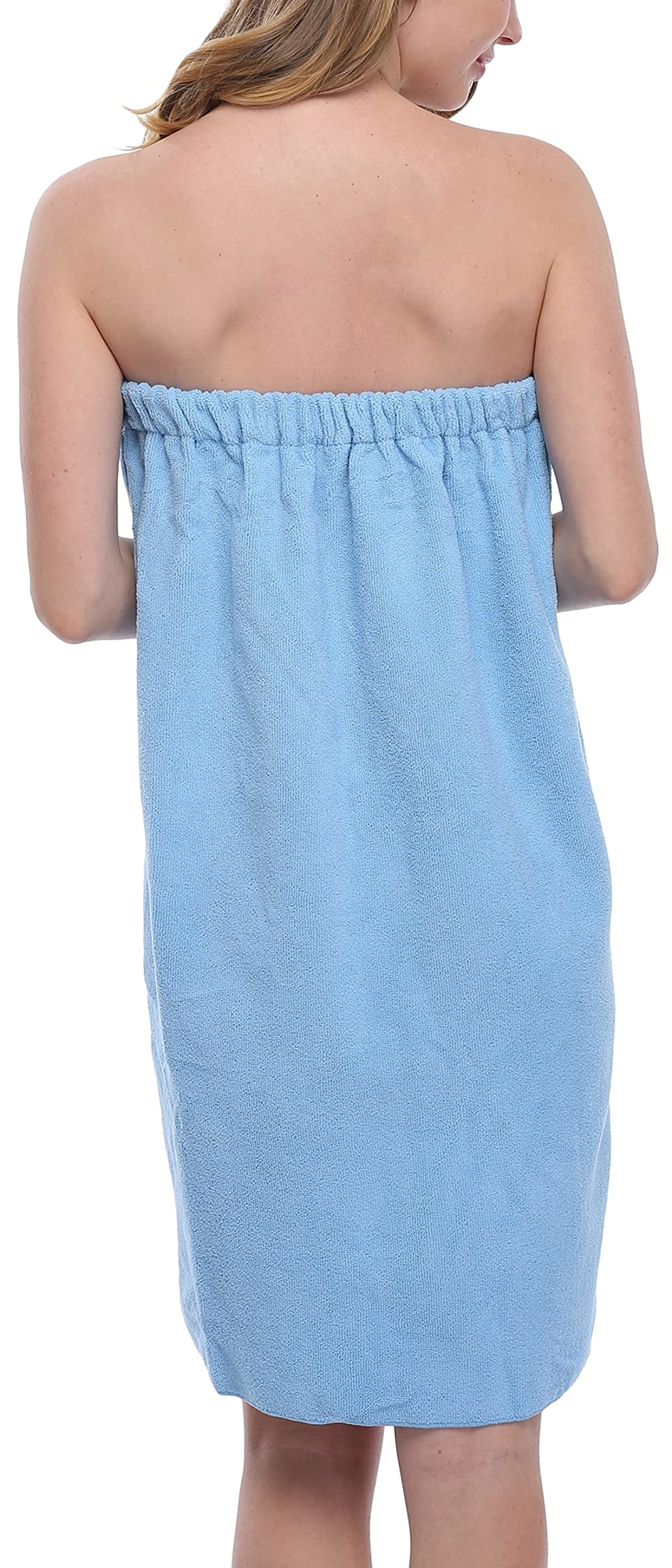 Women's Ultra Absorbent Spa Bathrobe - Soft Shower Wrap & Body Cover Up Towel for Post Shower, Pool, Beach & Relaxation at Home