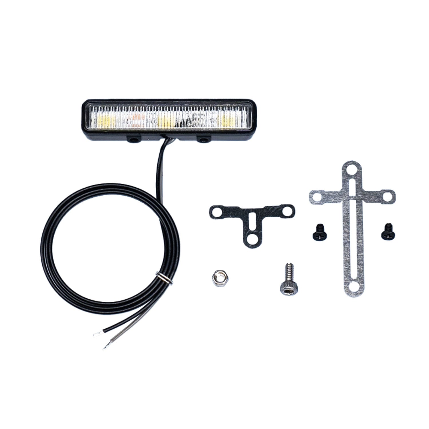 2.2V 3V LED Plastic Roof Spotlight for DIY TAMIYA 1/14 RC Tractor Truck Crawler Off-Road Car Engineering Vehicle Hydraulic Dumper - Perfect for Night Crawling, Off-Road Adventures & RC Model Lighting