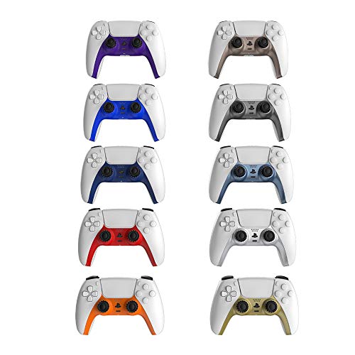 PS5 Controller Faceplate Replacement Cover - Deep Blue Front Housing Shell Case for Playstation 5 DualSense | Gaming Accessories for Enhanced Protection & Customization
