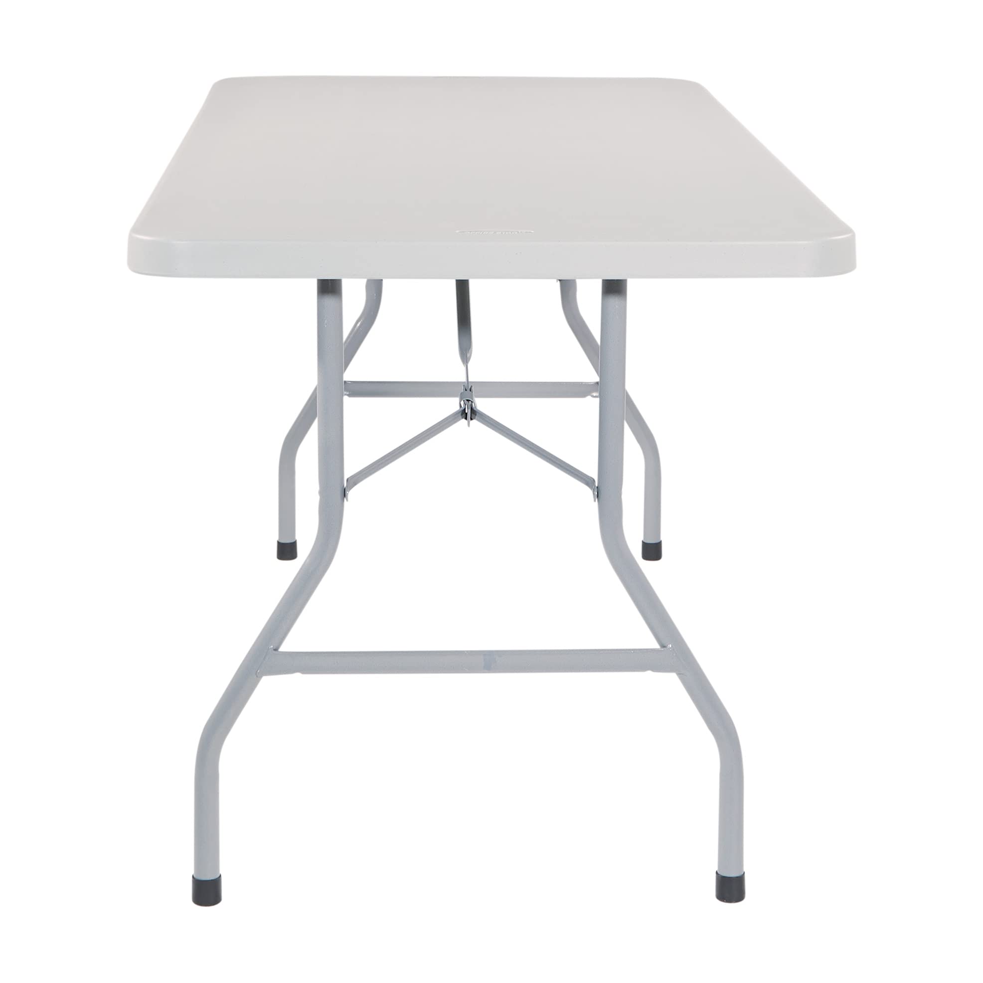 Office Star 5-Foot Light Gray Resin Folding Table - Durable Multipurpose Rectangle Table for Indoor & Outdoor Use | Perfect for Parties, Picnics, Camping & Home Office