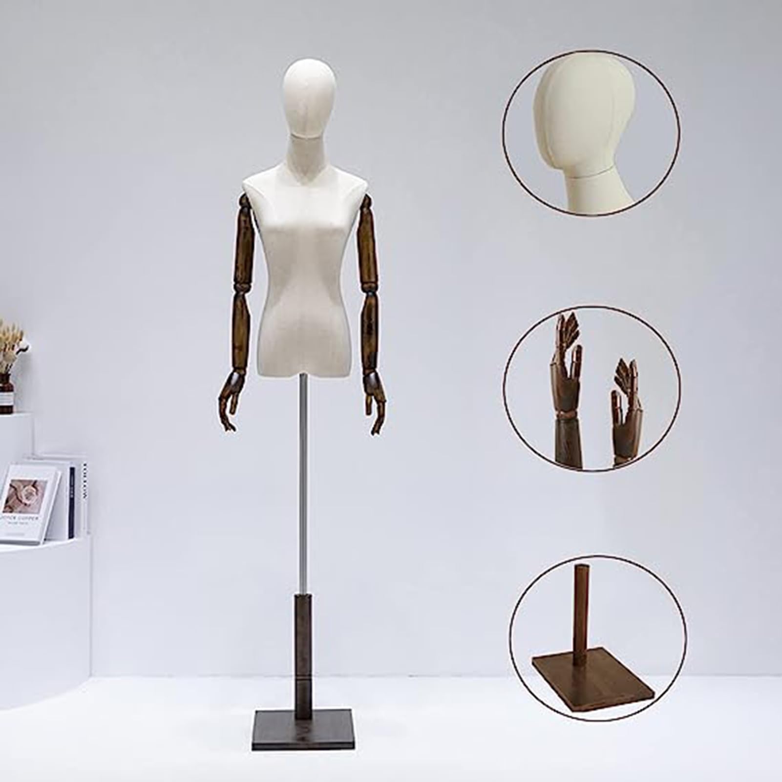 Adjustable Female Mannequin Torso Dress Form 47-75
