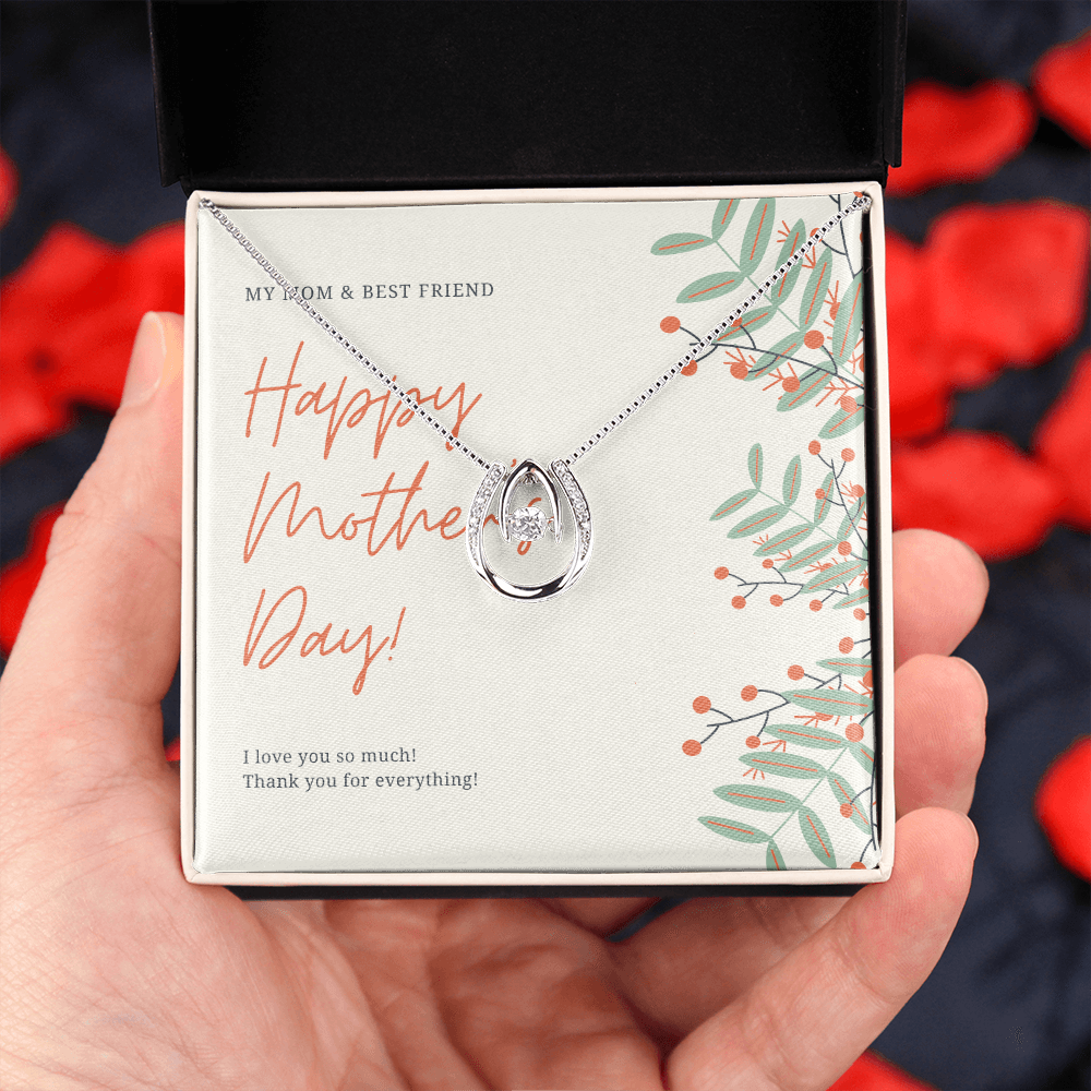 Elegant Mother's Day Jewelry Gift - Sterling Silver Necklace for Mom, Birthday, Anniversary - Perfect for Gifting & Special Occasions