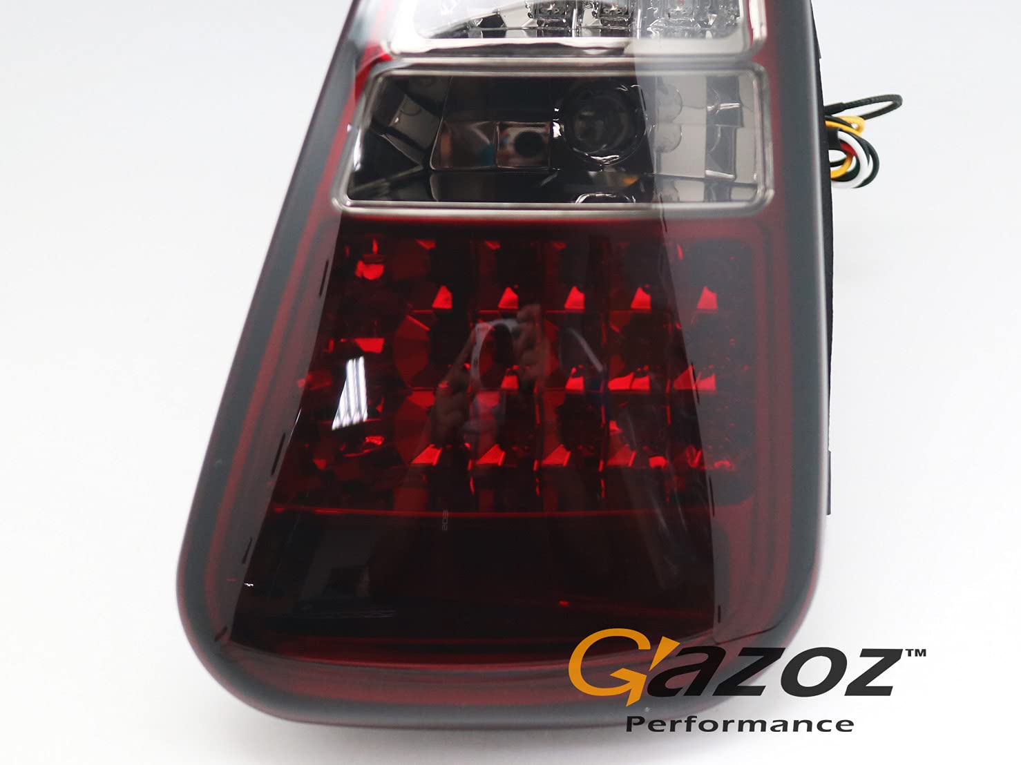 Smoked LED Tail Lights Rear Lamps with Reverse Light - Compatible with 2004-2008 Mini Cooper R50 R52 R53 Models | Enhanced Visibility & Style for Night Driving & Car Customization