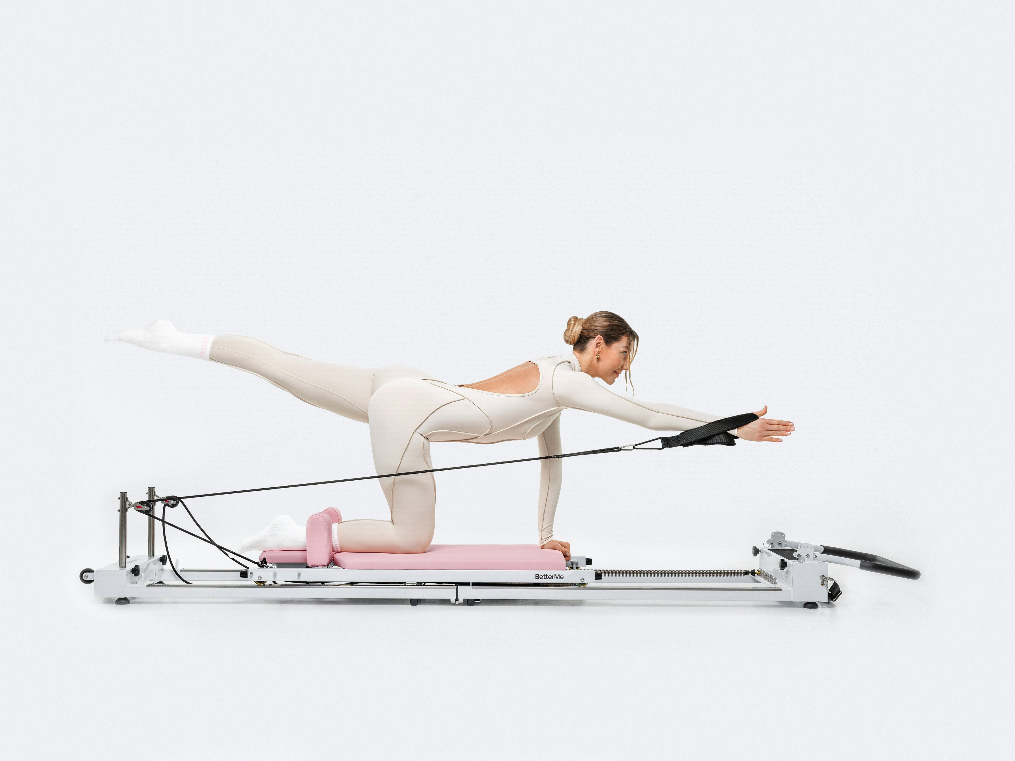 Premium Big Pilates Reformer Machine for Home & Studio Workouts - Professional Grade Equipment for Strength, Flexibility & Rehabilitation Training