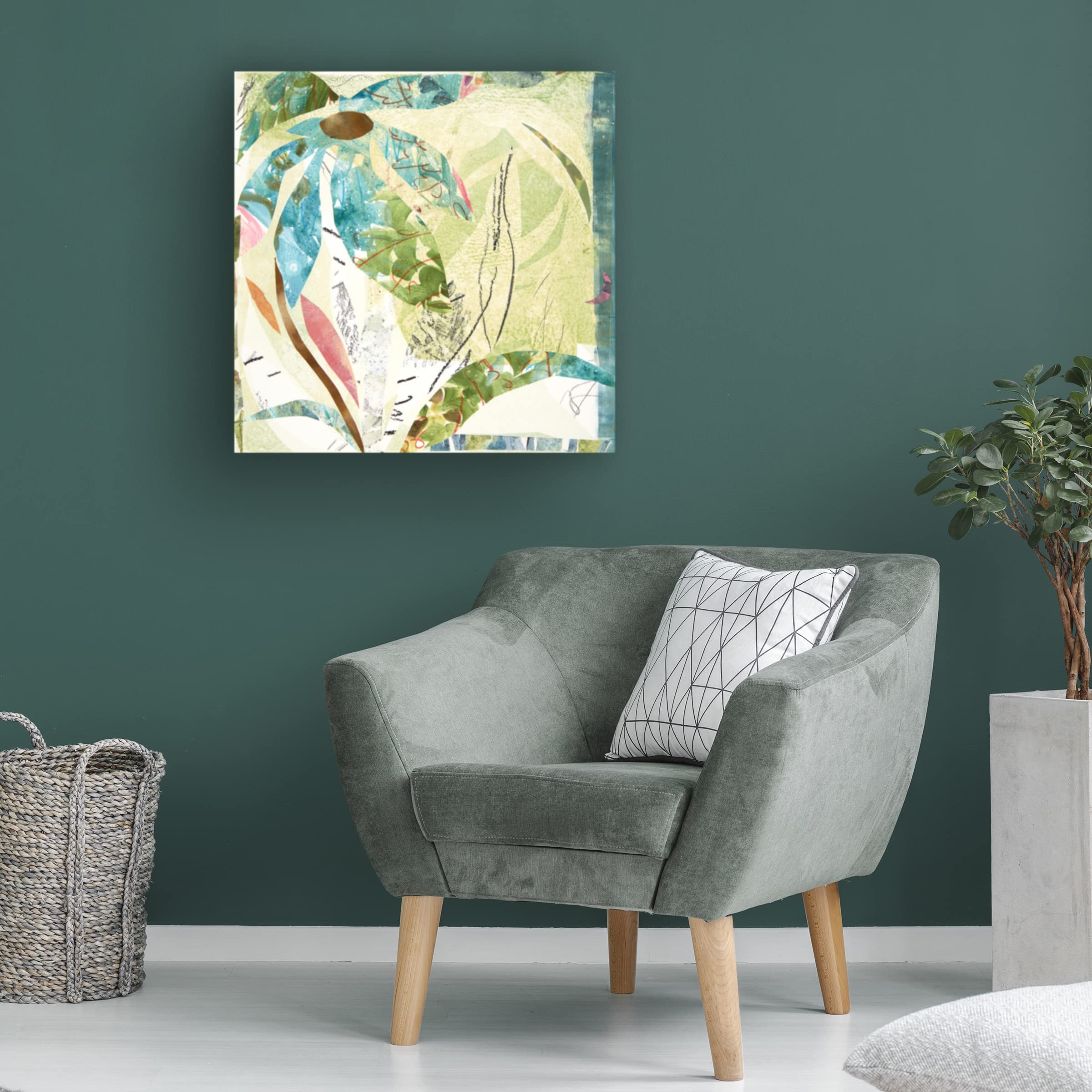 Trademark Fine Art 'Largo' Canvas Wall Art by Cynthia MacCollum - Modern Abstract Painting for Living Room, Bedroom & Office Decor