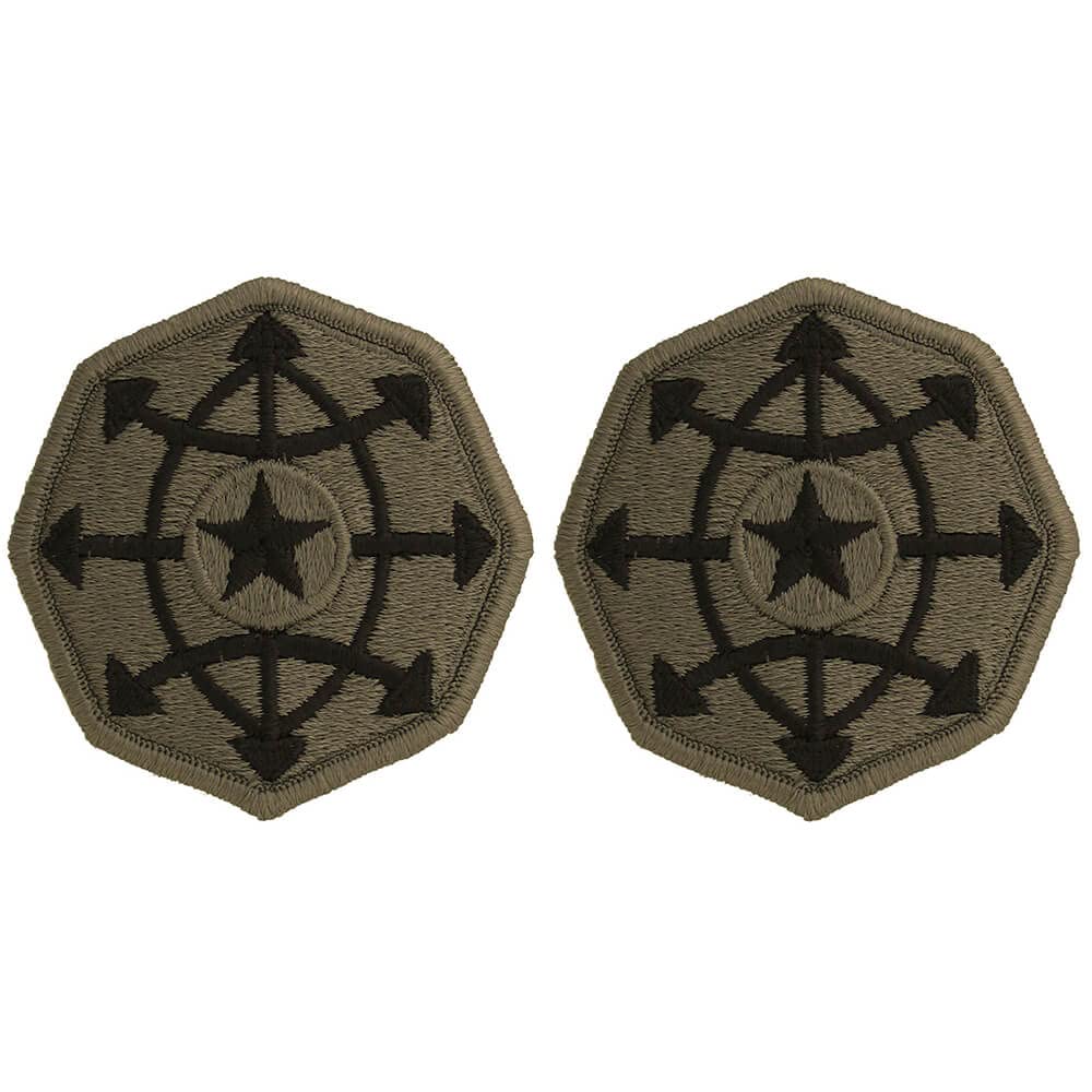 Army Criminal Investigation Command OCP Patch with Hook Fastener - Pair - Military Uniform Accessory for Tactical Gear & Law Enforcement Use