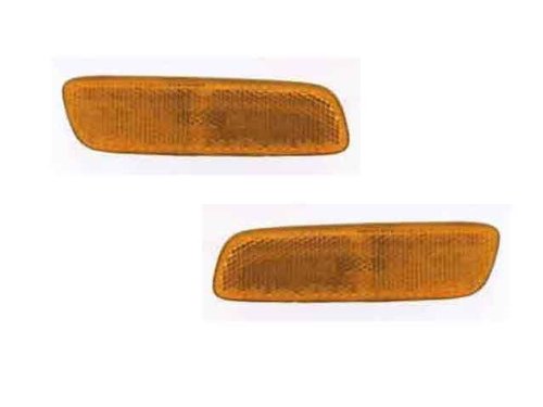 Go-Parts Pair Set RH Right Hand & LH Left Hand Side Markers - Replacement Turn Signal Lights for Cars, Trucks & SUVs - Perfect for Night Driving & Enhanced Vehicle Safety