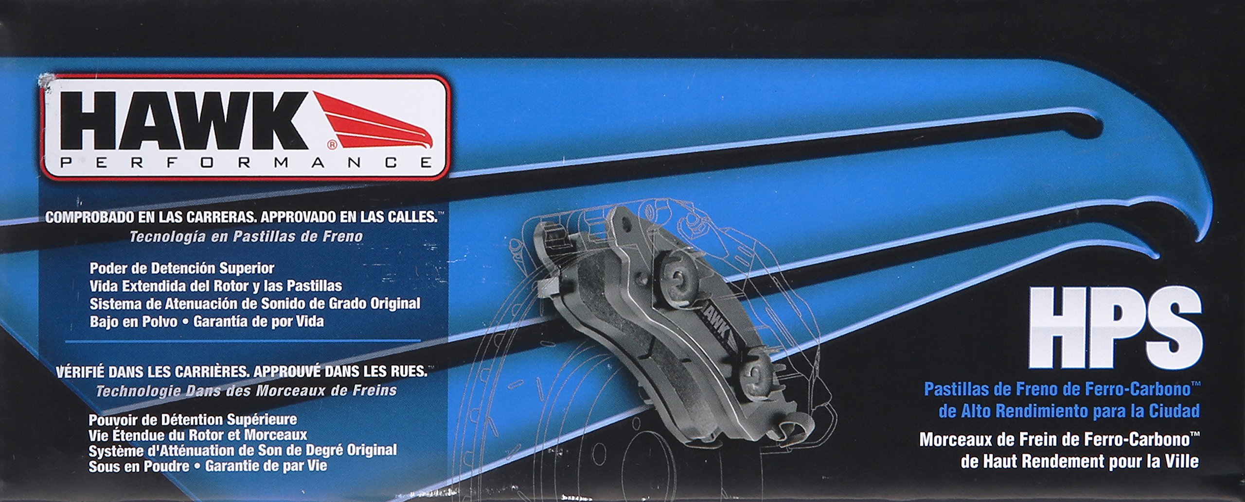 HB184F.650 HPS Performance Street Brake Pads - High Performance Braking for Sports Cars & Daily Driving | Perfect for Track Days, Commuting & Aggressive Street Use