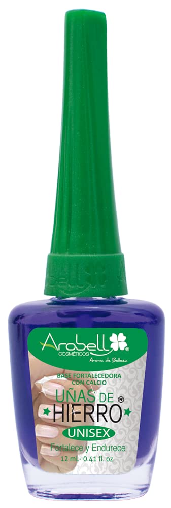 Best Iron Nail Hardener for Strong & Healthy Nails - 0.4oz Unisex Nail Strengthener - Perfect for Brittle Nails Care at Home or Salon