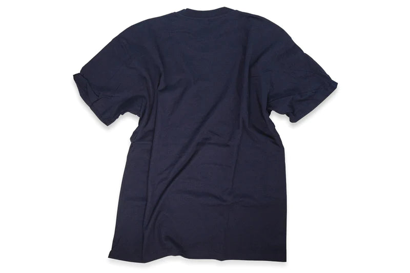 Chris Reeve CRK 1127 Shop Tee - Midweight Cotton T-Shirt in Navy Blue - Size 2XL for Men - Comfortable Workwear & Casual Everyday Wear
