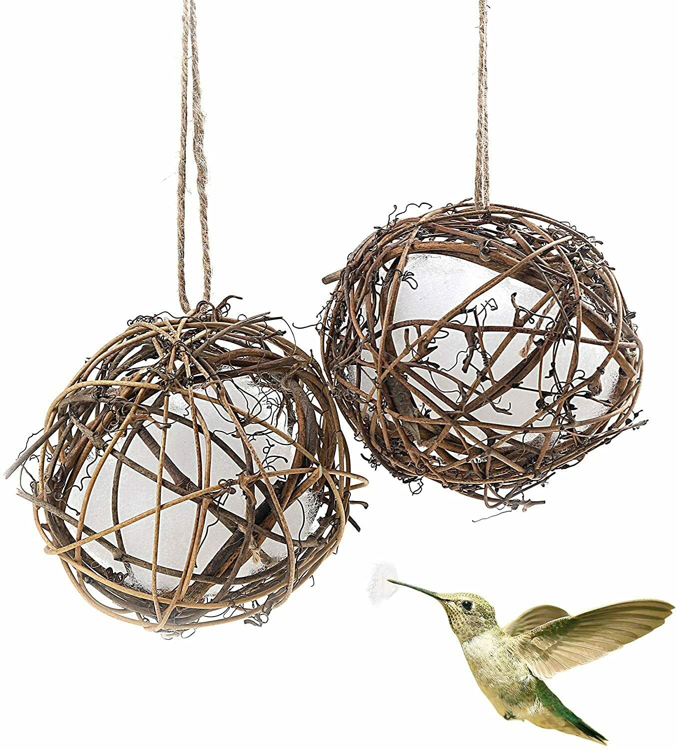 Refillable Cotton Bird Nesting Material - Soft & Safe Nesting Toy for Pet Birds - Perfect for Parakeets, Cockatiels & Lovebirds - DIY Birdhouse & Cage Decor