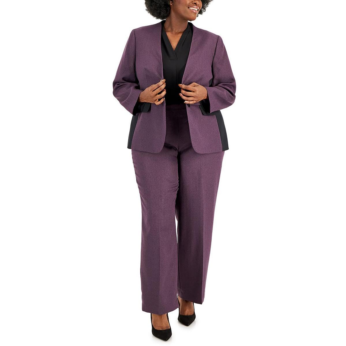 Le Suit Women's Plus Size Professional Blazer & Pants Suit Set 50041029-IG3 | Office Wear, Business Attire & Formal Occasions