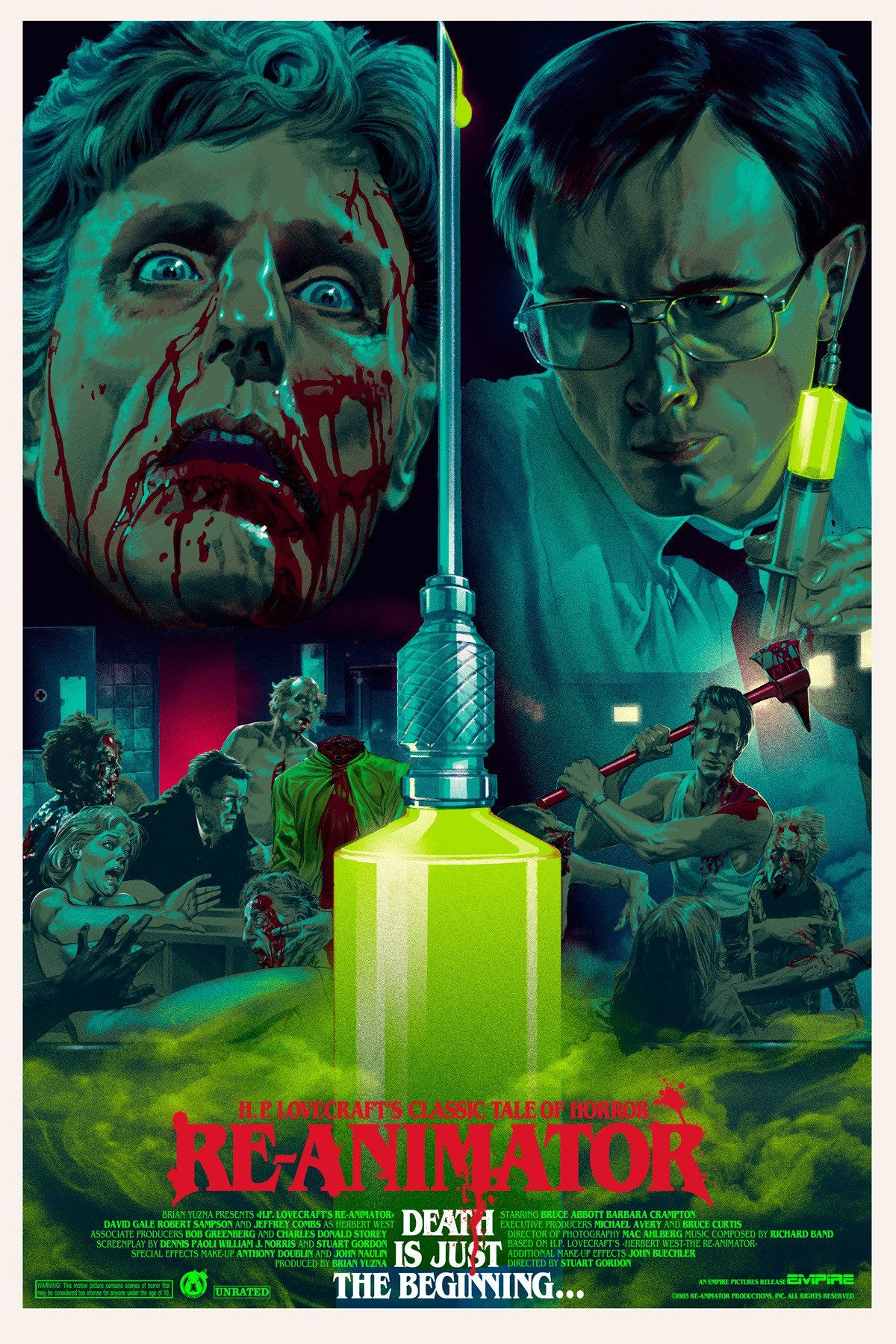 Re Animator Variant - High-Quality Collectible Action Figure for Horror Fans | Perfect for Display, Cosplay, and Halloween Decor