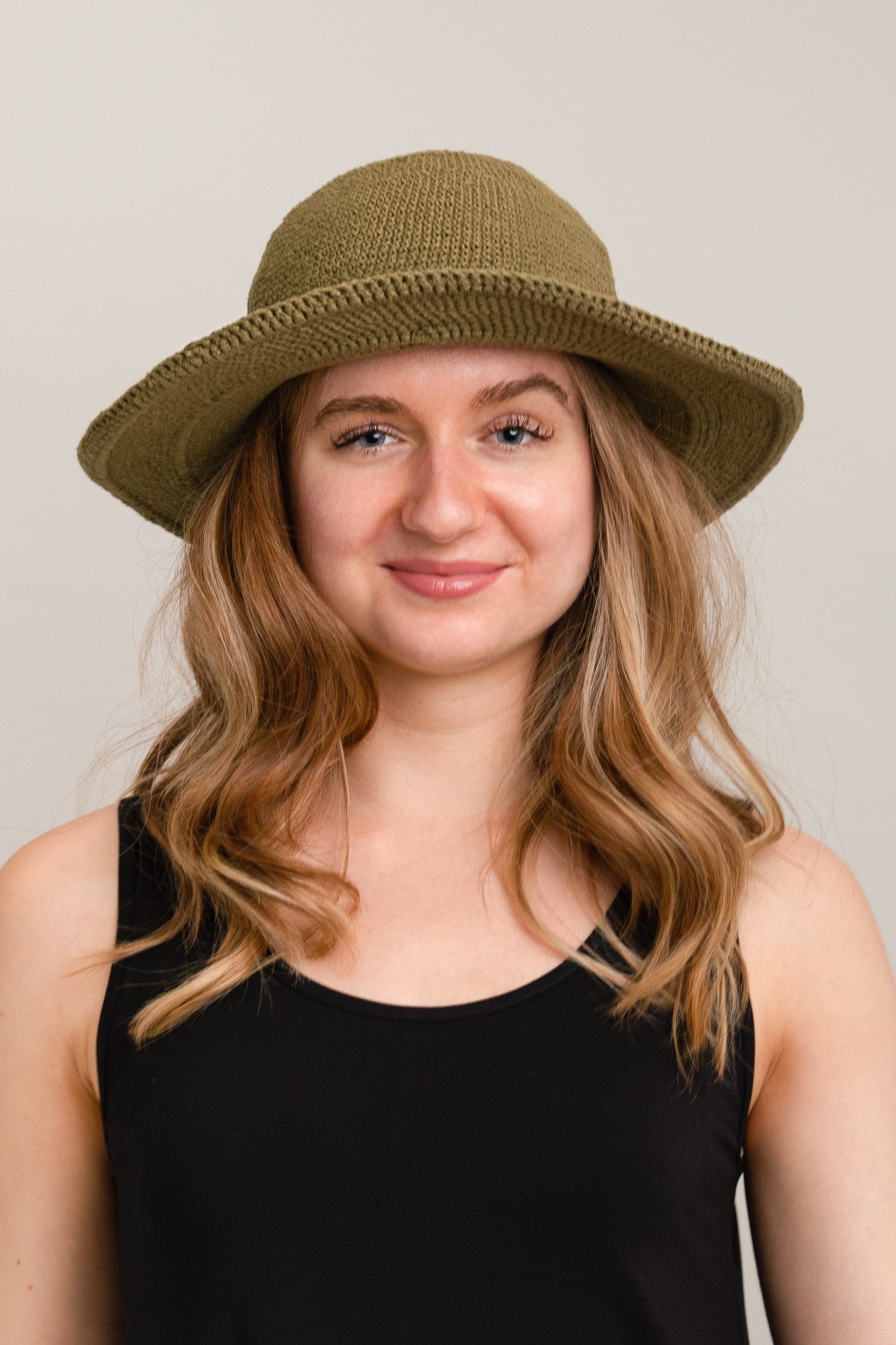 Khaki Cotton Hat for Men & Women - Casual Summer Sun Hat for Outdoor Activities, Hiking, and Beach Vacations