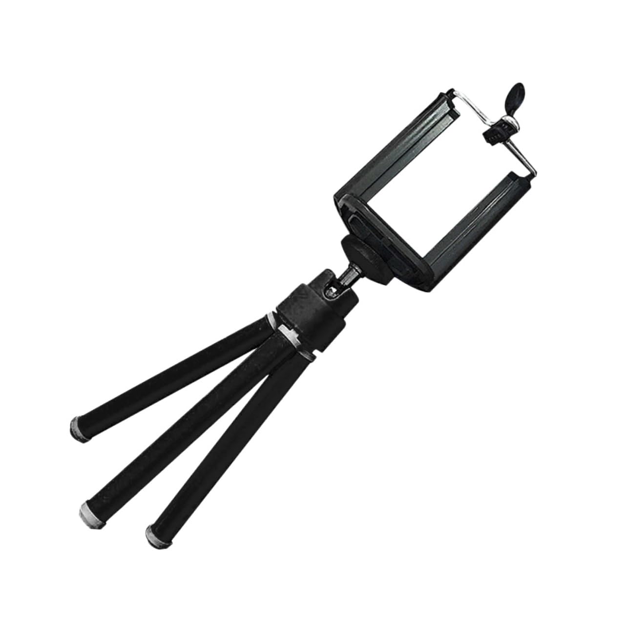 DOITOOL 2-Section Lightweight Compact Phone Tripod Stand - Adjustable Desktop Tripod for iPhone, Android, Samsung Smartphones - Perfect for Vlogging, Live Streaming, Photography & Video Recording