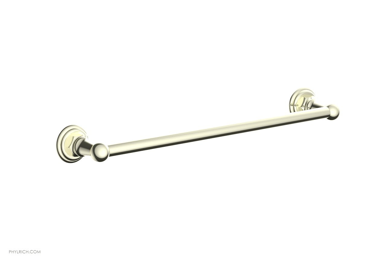 HEX TRADITIONAL 18-Inch Chrome Towel Bar - Bathroom Towel Rack for Hand & Bath Towels - Perfect for Modern & Traditional Bathrooms (50070)