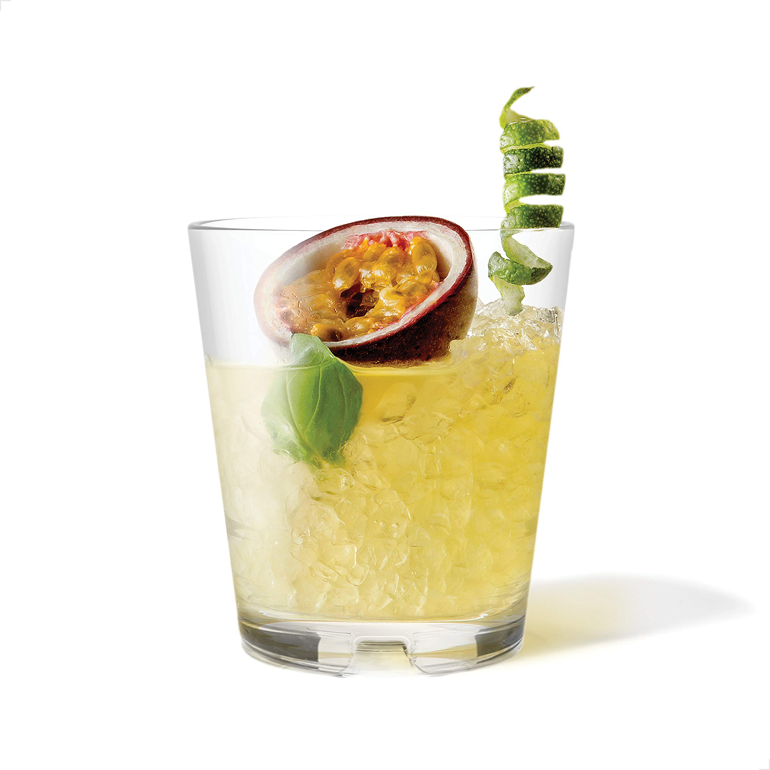Premium 12oz Stacking Double Old Fashioned Glasses - Set of 24, Unbreakable Tritan Plastic, Dishwasher Safe & Heat Resistant - Perfect for Cocktails, Bars, Restaurants, and Home Entertaining