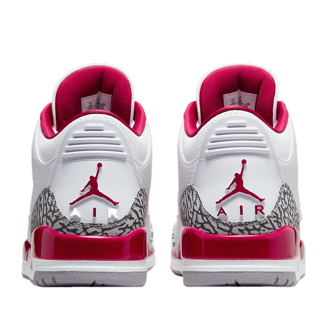 Jordan Men's Air 3 Retro Basketball Shoes CT8532-126 Cardinal Red - Size 11 | Classic Sneakers for Streetwear & Basketball Performance