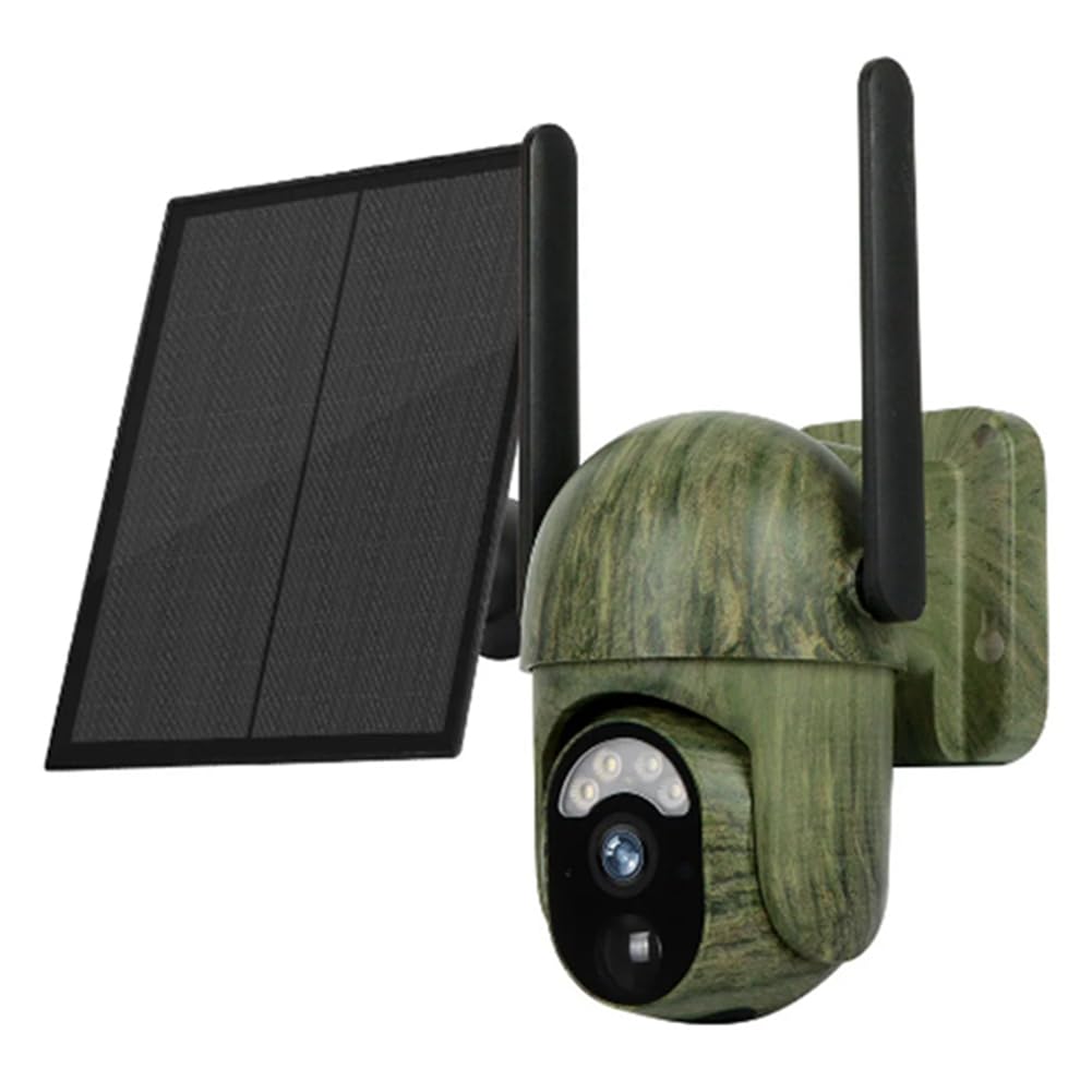 4MP 4G Solar Security Camera Wireless Outdoor - WiFi Human/Animal Detection with 2-Way Talk & IP66 Waterproof - Ideal for Home Security, Farm Monitoring, and Wildlife Observation