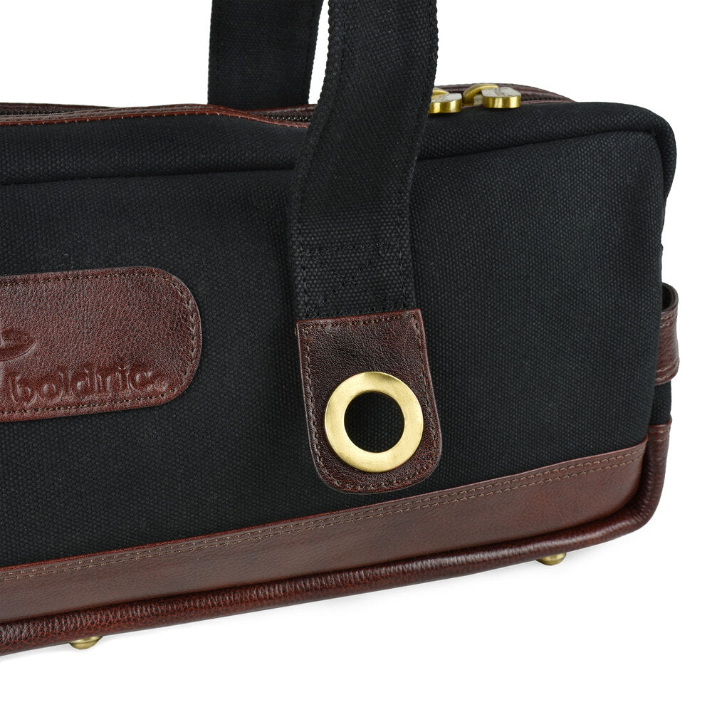 Boldric BOCP128 Heavy Duty Black Canvas Tool Bag - Durable Multi-Purpose Storage for Tools, DIY Supplies & Outdoor Gear - Perfect for Contractors, Handymen & Home Improvement Projects