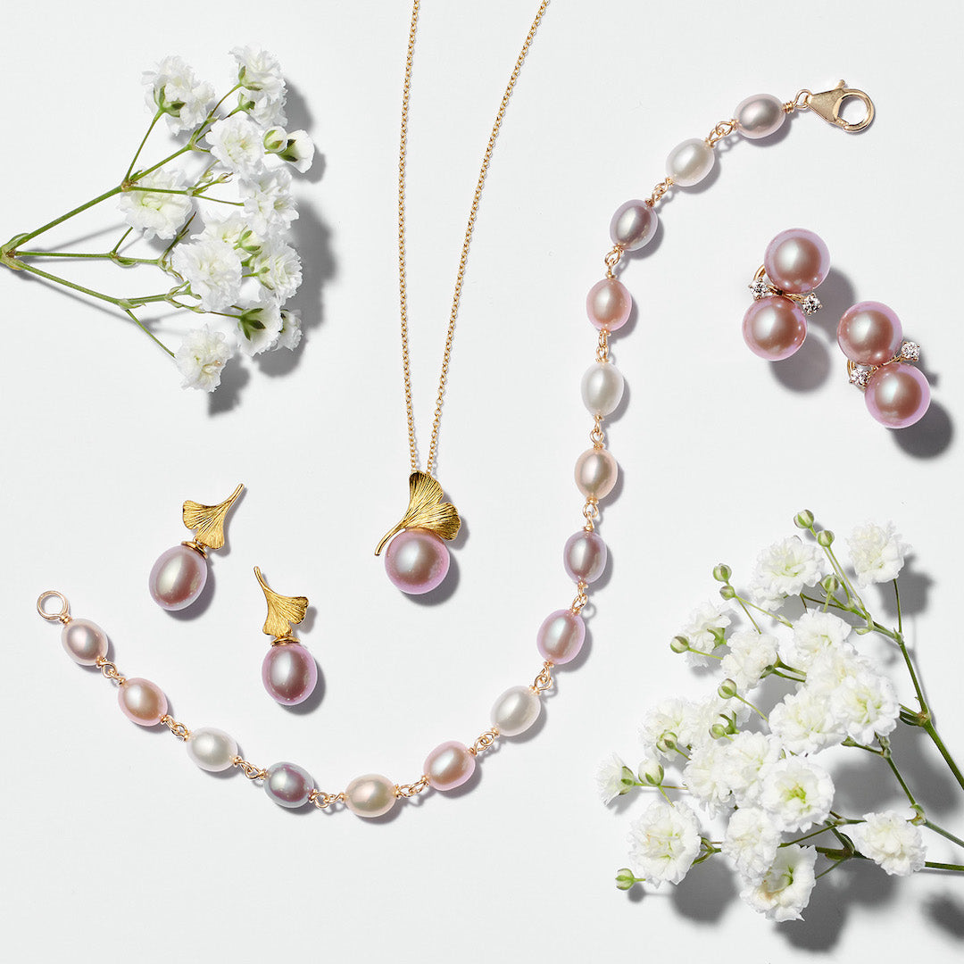 Pastel Pearl & Gold Bracelet for Women - Elegant Beaded Jewelry for Parties, Weddings & Everyday Wear