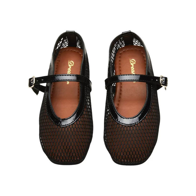 LALA MESH FLATS Women's Breathable Comfortable Slip-On Shoes for Casual Walking, Work & Travel - PREORDER