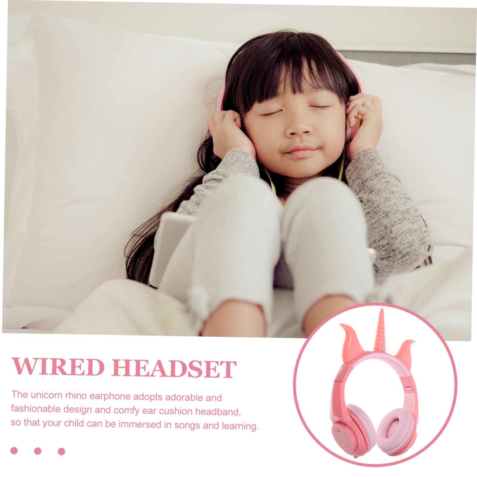 ARTIBETTER LED Light Up Gaming Headphones for Kids - Unicorn & Rhinoceros Horn Design, Comfortable Over-Ear Wired Headset for Boys & Girls | Perfect for Gaming, Music & Party Fun