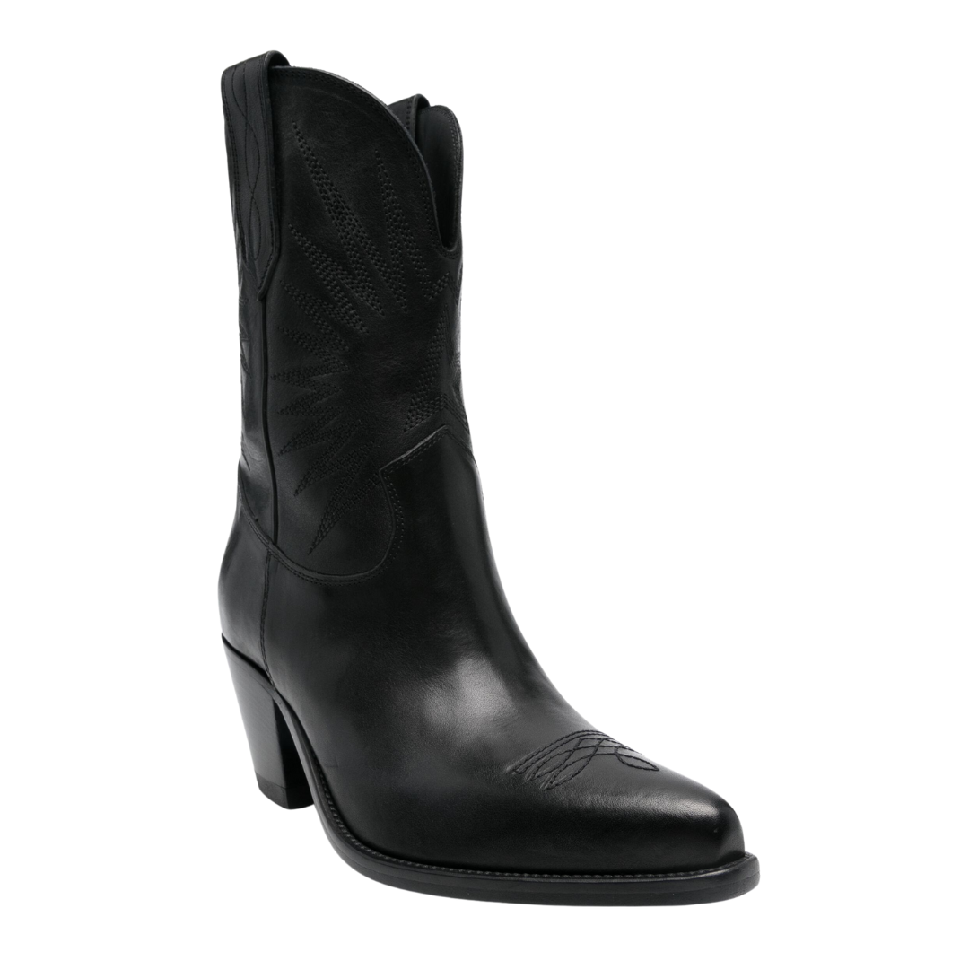Stylish Black Leather Francesca Boots for Women - Comfortable & Durable Ankle Boots for Fall & Winter Fashion - Perfect for Office, Party & Casual Outfits