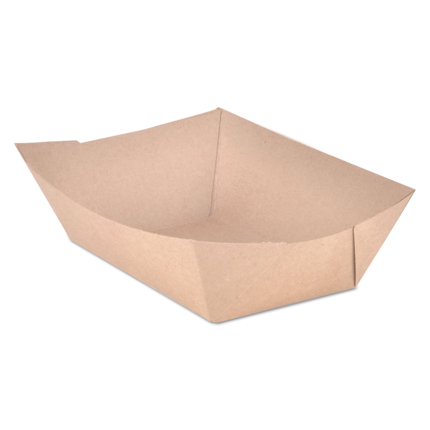 Southern Champion 0525 Brown Kraft Paperboard Food Trays - 3-Lb Capacity (500/Carton) - Perfect for Catering, Takeout & Food Service Businesses