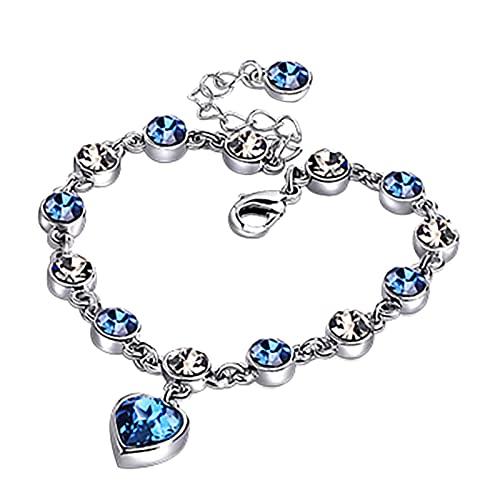 Dainty Star Charm Bracelet for Women - Simple Love Adjustable Wrist Bangle - Elegant Girls Jewelry Accessories - Perfect Holiday & Birthday Gift (One Size) - Ideal for Parties, Date Nights & Everyday Wear