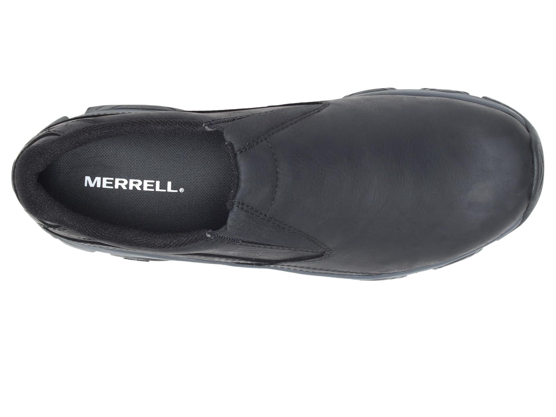 Merrell Men's Moccasin Slip-On Shoes - Comfortable & Durable Leather Casual Loafers for Walking, Travel & Everyday Wear - Perfect for Office, Outdoors & Relaxing at Home