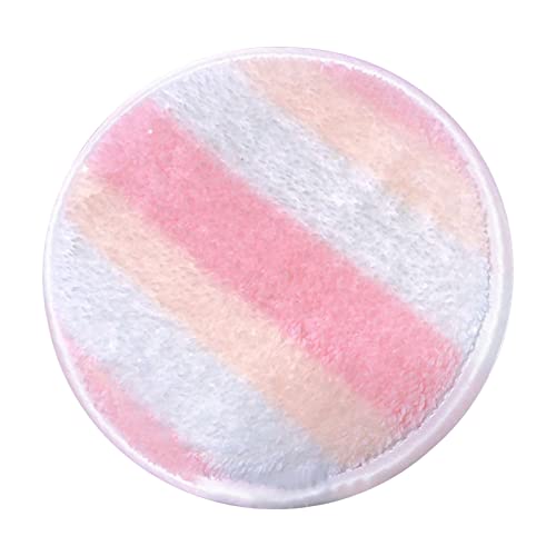 Reusable Microfiber Makeup Remover Pads - Gentle Cleansing Towel for Heavy Makeup & Masks, Eco-Friendly Face Cleansing Puffs (Multicolor) | Perfect for Travel, Daily Skincare & Sensitive Skin