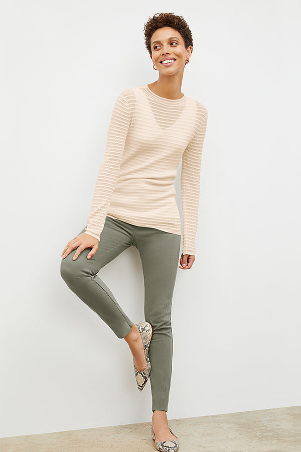 Skinny Foster PowerStretch Pants in Thyme - Comfortable & Stretchy Women's Activewear for Yoga, Running & Outdoor Adventures