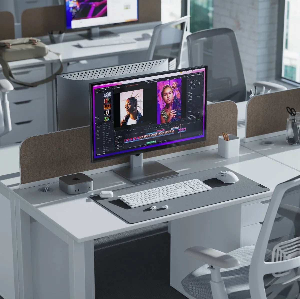 Clarity 5K 27-inch UHD Touchscreen Monitor with USB-C Power Delivery - Perfect for Graphic Design, Video Editing & Professional Workspaces