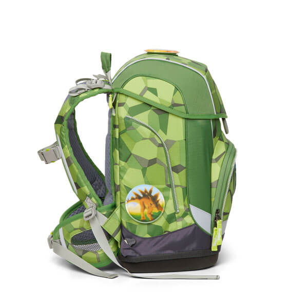 Ergobag Cubo Light Backpack for Kids - Dinosaur Themed School Bag with Adjustable Straps, Perfect for Preschool & Elementary Students | Durable & Comfortable for Daily Use, Travel & Outdoor Adventures